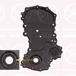 Cover, timing belt, Trim Level: FWD, 2301157 (FORD), 2469401 (FORD), KK2Q-6C297-AB (FORD), KK2Q-6C297-AC (FORD)