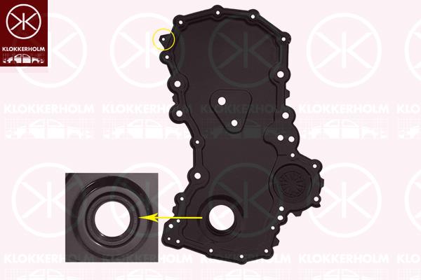 Cover, timing belt, 2005433 (FORD), 2288258 (FORD), 2487002 (FORD), 2579727 (FORD), GK2Q6019BC (FORD), GK2Q6C297AA (FORD), HG9Q6019AA (FORD), HG9Q6059AA (FORD)