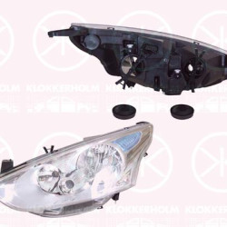 Headlight, Left, Illuminance [lx]: 12.5, H7, H15, with motor for headlamp levelling, 1 776 019 (FORD), 1 786 176 (FORD), 1 806 440 (FORD), 1751902 (FORD), 1753378 (FORD), 2024124 (FORD)