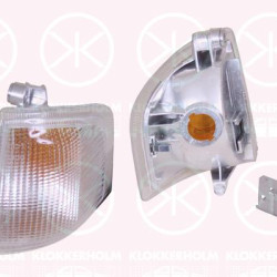 Direction Indicator, without bulb holder, white, Left, 6136490 (FORD), 6136490C (FORD)