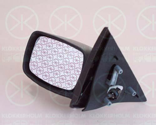 Exterior Mirror, Control: cable pull, Convex, Right, 1 010 235 (FORD), 1 044 256 (FORD)