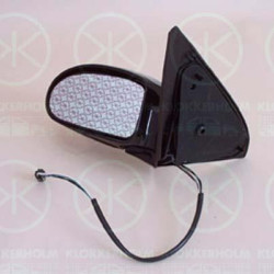 Exterior Mirror, w/primer, for electric mirror adjustment, Convex, Heatable, Left, 1 077 786 (FORD), 1133970 (FORD), 1347112 (FORD)