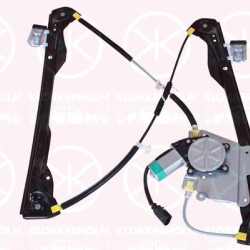 Window Regulator, 4-dr, OE-type, Left Front, without comfort function, with electric motor, Number of pins: 2, Electric, 1 138 216 (FORD), 1 149 810 (FORD), 1105711 (FORD), 1138216 (FORD), 1149810 (FORD), 1331614 (FORD)