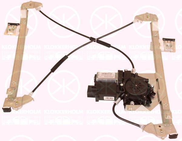 Window Regulator, 2-dr, Right, with comfort function, with electric motor, Number of pins: 8, Electric, 1 331 616 (FORD), 1126595 (FORD), 1138214 (FORD), 1149613 (FORD)