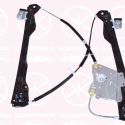 Window Regulator, 4-dr, OE-type, Left Front, Number of pins: 2, without electric motor, Electric, 1 138 216 (FORD), 1 149 810 (FORD), 1105711 (FORD), 1138216 (FORD), 1149810 (FORD), 1 060 730 (FORD), 1 142 897 (FORD), 1 331 614 (FORD), 1060730 (FORD)