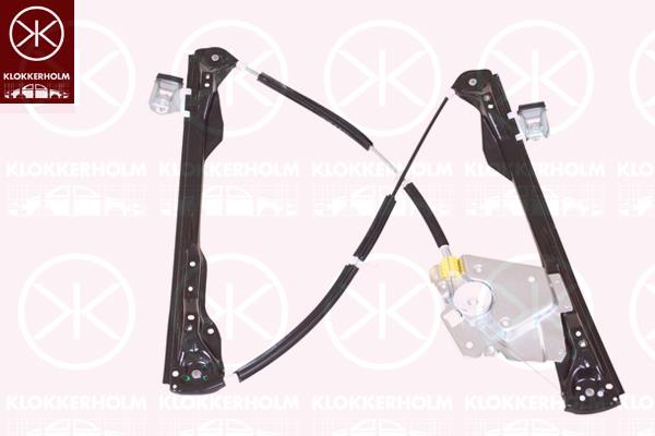 Window Regulator, 4-dr, OE-type, Number of pins: 8, Right Front, with comfort function, without electric motor, Electric, 1126595 (FORD), 1138214 (FORD), 1149613 (FORD), 1331616 (FORD), 1 149 613 (FORD)