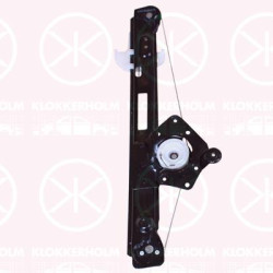 Window Regulator, 4-dr, OE-type, Right Rear, with comfort function, without electric motor, Electric, 1 143 004 (FORD), 1094927 (FORD), 1331605 (FORD)