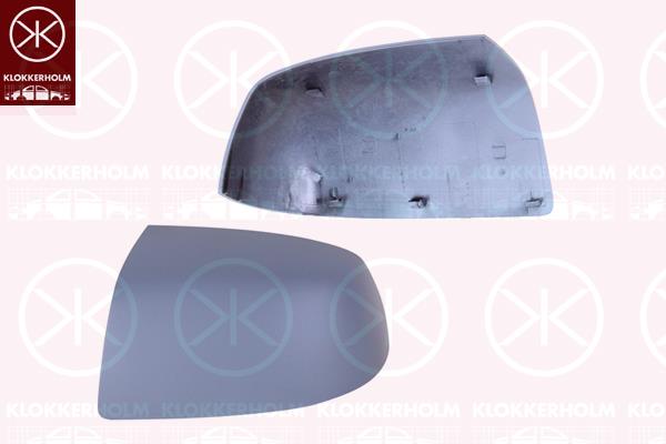 Housing, exterior mirror, Left, Light Function: without indicator, w/primer, 1 331 460 (FORD), 1318176 (FORD), 1318248 (FORD), 1331460 (FORD), 1371205 (FORD), 4M5117K747AB (FORD)