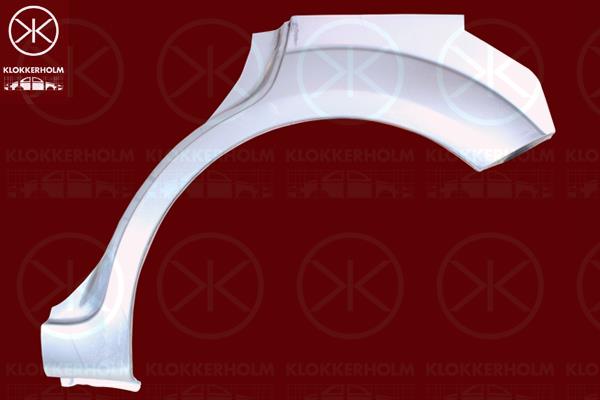 Quarter Panel, Wheel Arch Border, 4-dr, Left Rear, Repair Panel, 