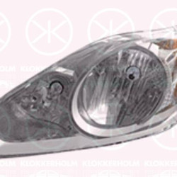 Headlight, H7/H1, with motor for headlamp levelling, Right, Illuminance [lx]: 12.5, Valeo, 1 686 743 (FORD), 1 687 472 (FORD), 1 704 504 (FORD), 1 787 127 (FORD), 1686743 (FORD), 1687472 (FORD), 1704504 (FORD)