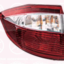 Tail Light Assembly, Left, Outer section, without bulb holder, 1 709 314 (FORD), 1 767 530 (FORD), 1686892 (FORD), 1744923 (FORD)