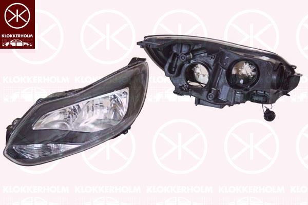 Headlight, H7/H1, with motor for headlamp levelling, Right, Optical Impression: black, Illuminance [lx]: 25, Visteon, 1 710 191 (FORD), 1 713 247 (FORD), 1 715 431 (FORD), 1 719 069 (FORD), 1 719 089 (FORD), 1 721 995 (FORD), 1 722 007 (FORD), 1 724 170 (FORD), 1 724 801 (FORD), 1 735 192 (FORD), 1 735 208 (FORD), 1 751 117 (FORD), 1 786 448 (FORD), 1715431 (FORD), 1719069 (FORD), 1719089 (FORD), 1721995 (FORD), 1722007 (FORD), 1724170 (FORD), 1735208 (FORD), 1768369 (FORD), 1838641 (FORD), 1873933 (FORD), BM51-13100-CF (FORD)