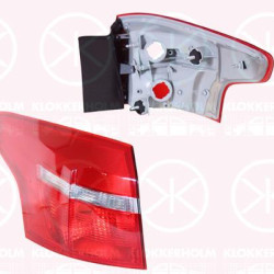 Tail Light Assembly, Left, without bulb holder, P21/5W, P21W, 1 868 293 (FORD), 2 033 123 (FORD)