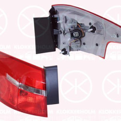 Tail Light Assembly, Left, P21/5W, P21W, with bulb holder, VARROC, 1 868 293 (FORD), 2 033 123 (FORD)