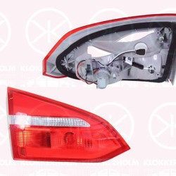 Tail Light Assembly, Left, Inner Section, LED, P21W, W16W, with bulb holder, VARROC, 1868300 (FORD), F1EB13A603CA (FORD)