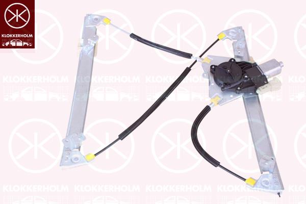 Window Regulator, with electric motor, with comfort function, Left Front, Electric, 1 748 807 (FORD)