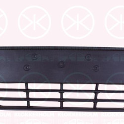 Ventilation Grilles, bumper, for vehicles without parking distance control, Front, Centre Section, Matt Black, 1 718 734 (FORD)