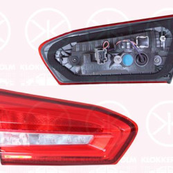 Tail Light Assembly, Right, Inner Section, Trim Level: Niveau 1, Varroc, 2194725 (FORD), 2339178 (FORD), 2374065 (FORD), JX7B-13A602-CC (FORD)