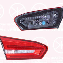 Tail Light Assembly, LED, Left, Inner Section, Varroc, 2194745 (FORD), 2339188 (FORD), 2374078 (FORD), JX7B-13A603-DC (FORD)