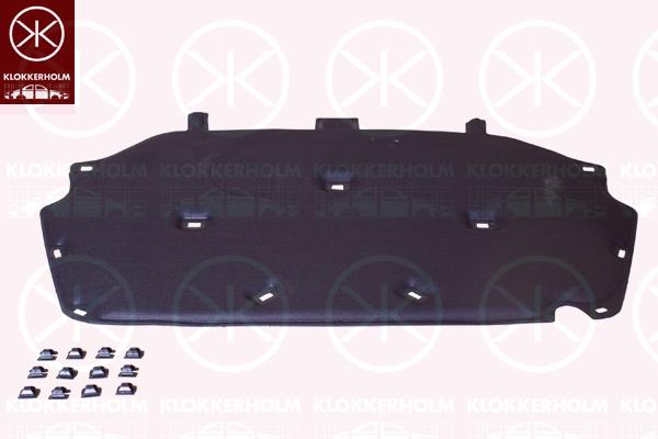 Engine Compartment Noise Insulation, Centre Section, Fitting Position: Bonnet, 2 208 349 (FORD), 2 278 391 (FORD)