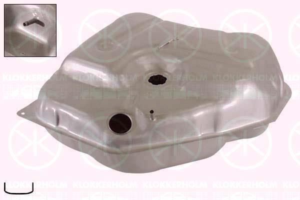 Fuel Tank, 60L, Diesel, with gaskets/seals, 6 161 198 (FORD)