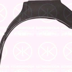 Quarter Panel, 4-dr, Wheel Arch Border, Repair Panel, Left Rear, Outer section, 