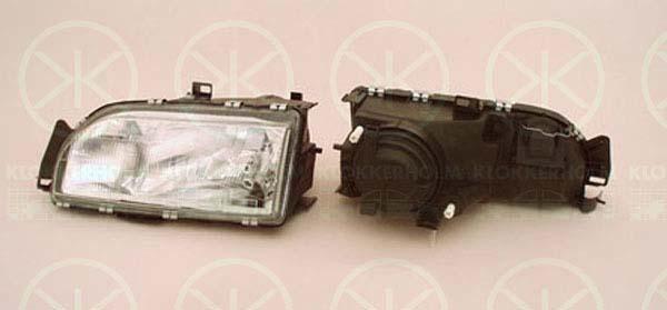 Headlight, H4/H3, with high beam, for vehicles without headlight levelling, T.Y.C, Left, Illuminance [lx]: 20, 6 194 043 (FORD), 6194043 (FORD)