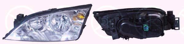 Headlight, H7/H1, without motor for headlamp levelling, T.Y.C, Right, Illuminance [lx]: 20, 1 144 909 (FORD), 1 349 884 (FORD), 1 349 894 (FORD), 1 435 619 (FORD), 1349887 (FORD)