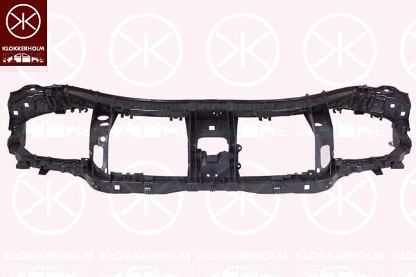 Radiator Support, Plastic, Full Body Section, Vehicle Equipment: for vehicles without collision warning system, 1 494 734 (FORD), 1 549 565 (FORD), 1 711 073 (FORD), 1523865 (FORD), 1667875 (FORD), 1714946 (FORD)