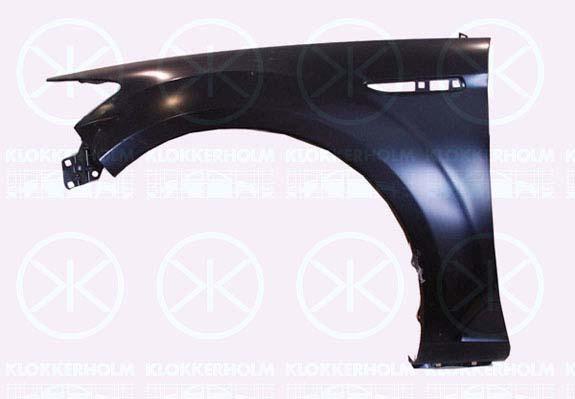 Wing, Left Front, with hole for direction indicator, Zinc-coated, 1 488 511 (FORD), 1 702 314 (FORD), 1488511 (FORD)