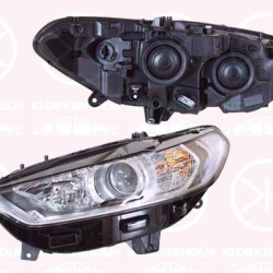 Headlight, Right, Trim Level: NIVEAU 1, Illuminance [lx]: 12.5, H7, H15, with motor for headlamp levelling, Valeo, 2 001 022 (FORD), 2 140 196 (FORD), 2284996 (FORD), DS73-13W029-EB (FORD)