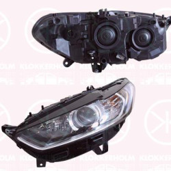 Headlight, Right, Illuminance [lx]: 12.5, H7, H15, with daytime running light, with motor for headlamp levelling, Valeo, 1 819 659 (FORD), 2 140 170 (FORD), 2284998 (FORD), 5 283 610 (FORD), DS73-13W029-AE (FORD)