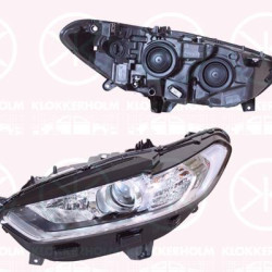 Headlight, Left, Illuminance [lx]: 12.5, Trim Level: Niveau 1, H7, H15, with motor for headlamp levelling, Valeo, 2117317 (FORD), 2202217 (FORD), 2231556 (FORD), 2292060 (FORD), ES73-13W030-GC (FORD)