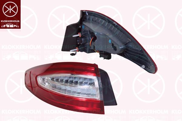 Tail Light Assembly, Left, LED, 1 834 363 (FORD), 1 901 408 (FORD), 1 923 608 (FORD), 1 923 618 (FORD), 2 026 825 (FORD), 1932593 (FORD), 2345647 (FORD)