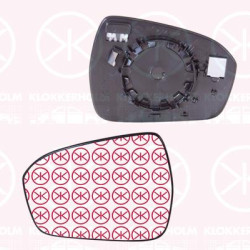 Mirror Glass, exterior mirror, Left, Number of pins: 2, Heatable, Aspherical, 5 256 463 (FORD)