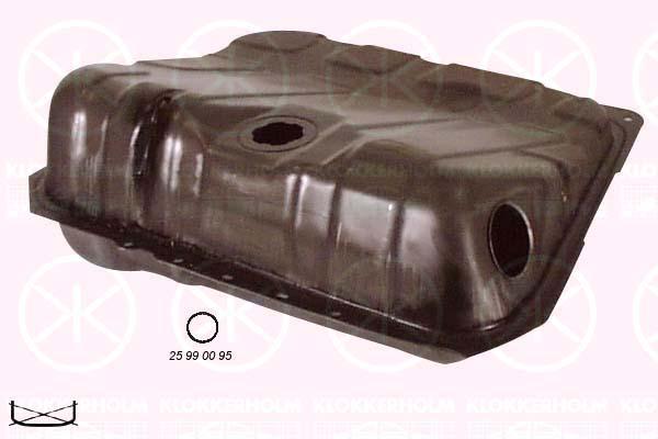 Fuel Tank, not inj., with gaskets/seals, 40L, 6 166 798 (FORD)