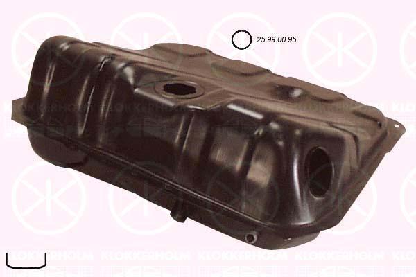 Fuel Tank, inj, with seal, 40L, 6 166 800 (FORD), 6 172 443 (FORD)