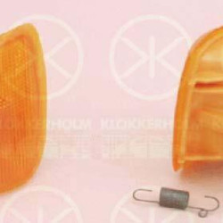 Direction Indicator, without bulb holder, yellow, Right, 6 112 702 (FORD)