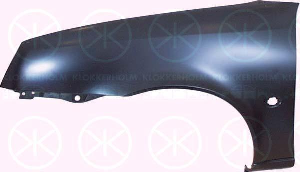 Wing, Right Front, with hole for direction indicator, 1 098 748 (FORD), 1 105 964 (FORD)