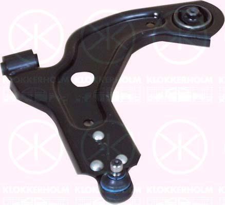 Control/Trailing Arm, wheel suspension, for vehicles with power steering, Front Axle Left, with bush, with ball joint, Control Arm, 1 015 264 (FORD), 1 021 220 (FORD), 1 045 656 (FORD), 1 052 506 (FORD), 1 058 334 (FORD), 1 063 255 (FORD), 1 072 279 (FORD), 1 330 239 (FORD), 1 710 796 (FORD), 1072279 (FORD), 1710796 (FORD), 1E01-34-350 (MAZDA), 1E0134350A (MAZDA), 1E01-34-350A (MAZDA), 1E0134350B (MAZDA), 1E01-34-350B (MAZDA), 1E0134350C (MAZDA), 1E0134350D (MAZDA), 1E01-34-350D (MAZDA), 1E0134350E (MAZDA), 1E01-34-350E (MAZDA), 1E0134350F (MAZDA), 1E0134350G (MAZDA)