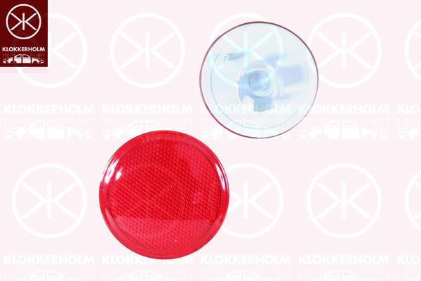 Reflector, red, Left Rear, 1 363 781 (FORD)