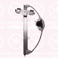 Window Regulator, 4-dr, without electric motor, Electric, Left Front, 1 567 723 (FORD), 1141094 (FORD), 1141548 (FORD), 1143488 (FORD), 1147734 (FORD), 1150404 (FORD), 1152154 (FORD), 1255942 (FORD), 1337220 (FORD), 1437723 (FORD), 1478151 (FORD), 1498045 (FORD), 1547734 (FORD), 1553177 (FORD), 2S61A23201 (FORD)