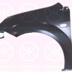 Wing, Left Front, with hole for direction indicator, 1 206 112 (FORD), 1 337 573 (FORD), 1 405 185 (FORD), 1206112 (FORD), 1214465 (FORD), 1218443 (FORD), 1233172 (FORD), 1300740 (FORD), 1337573 (FORD)