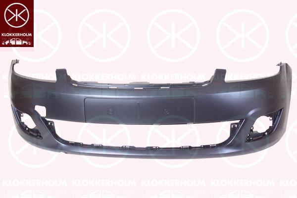 Bumper, w/primer, Front, not for trim level: GHIA, 1 364 627 (FORD), 1 375 904 (FORD), 1 379 889 (FORD), 1 386 201 (FORD), 1364627 (FORD), 1375904 (FORD), 1379889 (FORD), 1386201 (FORD)