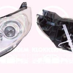 Headlight, H7/H1, with motor for headlamp levelling, Right, Housing Colour: chrome, Illuminance [lx]: 17.5, 1 524 270 (FORD), 1 579 905 (FORD), 1 661 616 (FORD), 1 740 029 (FORD), 1530503 (FORD), 1549506 (FORD), 1579905 (FORD), 1661616 (FORD), 1678064 (FORD)