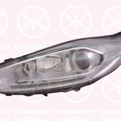 Headlight, H7/H1, Left, Illuminance [lx]: 17.5, with daytime running light (LED), with motor for headlamp levelling, 1 796 350 (FORD), 1 806 751 (FORD), 1 831 485 (FORD), 1 857 451 (FORD), 1 874 073 (FORD), 1 895 784 (FORD), 2 126 899 (FORD)