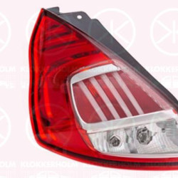 Tail Light Assembly, Left, Number of Doors: 3-5, Light Function: with taillight (LED), P21W, PY21W, W16W, Varroc, 1900005 (FORD), 2141258 (FORD)