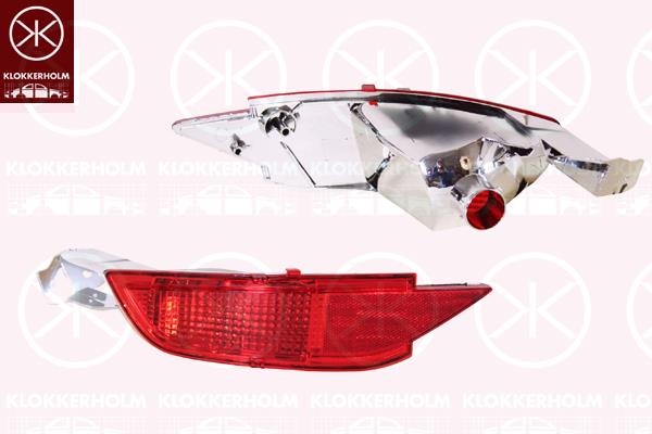 Rear Fog Light, without bulb holder, Left, 1 513 159 (FORD), 1 552 729 (FORD), 1 681 884 (FORD), 1552729 (FORD), 2168298 (FORD)