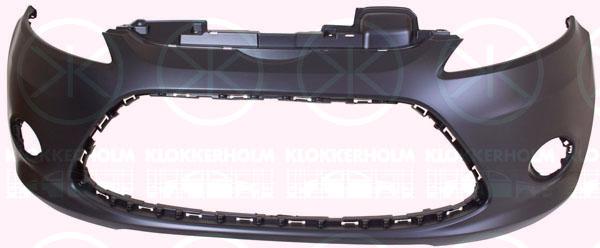 Bumper, w/primer, Front, with hole(s) for fog lights, 1 553 521 (FORD), 1 568 817 (FORD), 1532026 (FORD), 1568817 (FORD)