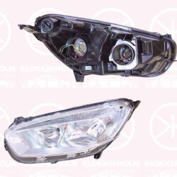 Headlight, Left, H7, H15, with motor for headlamp levelling, 2243622 (FORD), 2263644 (FORD), JT76-13W029-AD (FORD), JT7613W030AD (FORD)